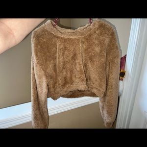 Windsor Fuzzy cropped sweater